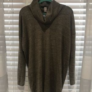 Turtleneck tunic dress